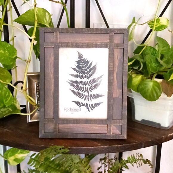 Wood Picture Frame 5×7 Brown French Country Cottagecore Modern Farm Rustic Table - Picture 4 of 10